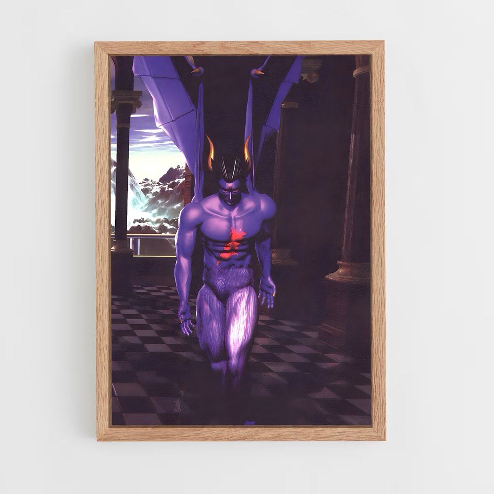 Poster Kazuya au Combat – affiche Tekken (vue 4)